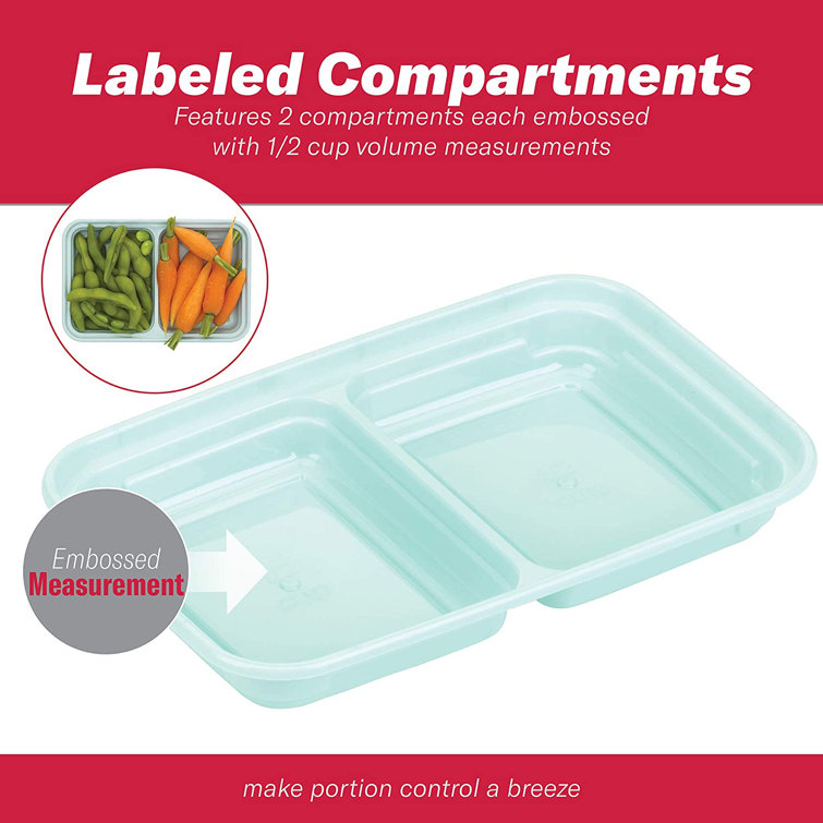 Prep & Savour GoodCook Meal Prep BPA Free Assorted 60pc Container Set